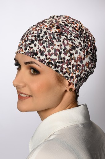 Turban Ariel B382 wielokolorowy uniwersalny turbany lidia