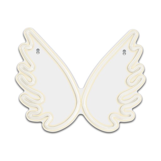Neon PLEXI LED SKRZYDŁA białe FPNE09 Forever Light