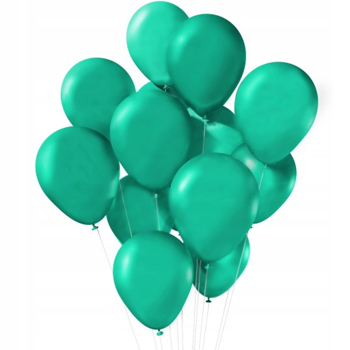 Balony zielone morskie DUŻE ślub wesele boho 50szt
