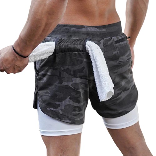 SPORTOWE SPODENKI TRENINGOWE 2w1 cross fit XL