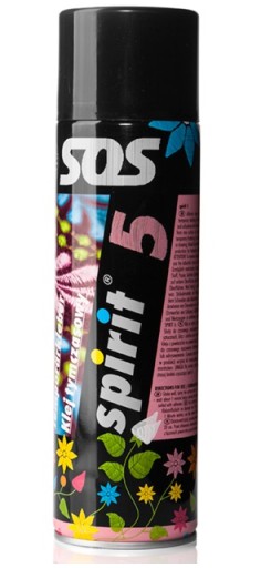 Klej tymczasowy spray SPIRIT 5 medium do skóry tkanin tapicerski 500ml