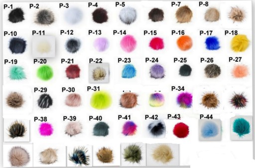 POMPON DO CZAPKI EKO FUTRO LIS 9 CM PRODUCENT PL