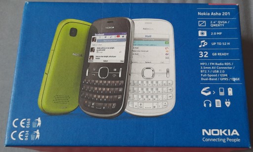 Nokia Asha 201 100% NOWY Oryginał Bez Sim loka Super Polecam