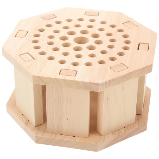 Drewniany skórzany uchwyt na narzędzia Skórzany dziurkacz Craft