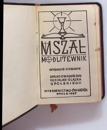 Mszał modlitewnik