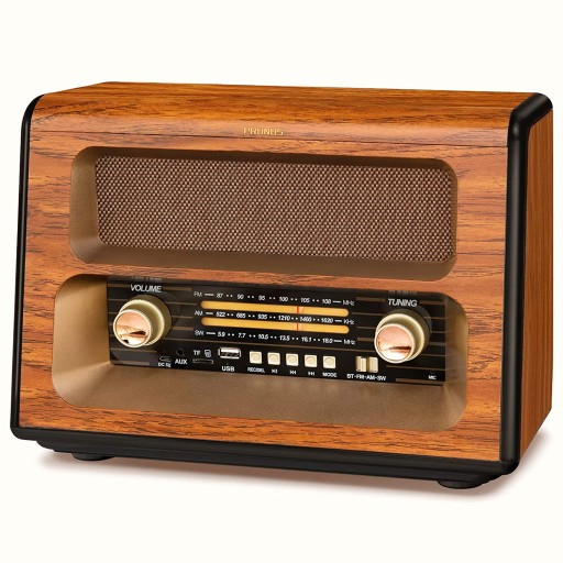 RADIO RETRO 7w1 FM port USB BLUETOOTH GŁOŚNIK HIT