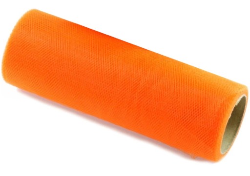 TIUL w Rolce 15 cm x 9 m - Pomarańczowy |9|