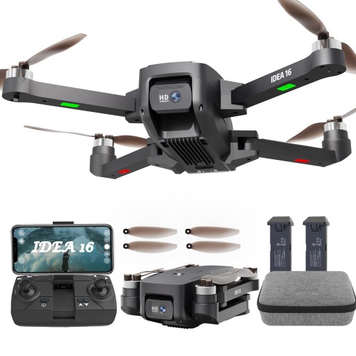 DRON LE-IDEA Z KAMERĄ 4K, PRĘDKOŚĆ DRONA 40KM/H 5GHZ WIFI DRONY FPV