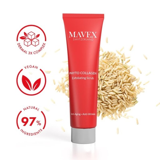 Kremowy peeling do twarzy MAVEX PHYTO COLLAGEN EXFOLIATING SCRUB 150ml