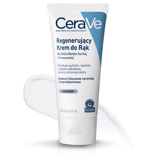 CeraVe Krem do Rąk Regenerujący i Silnie Nawilżający do Skóry Suchej 100 ml