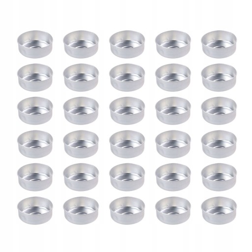 300 sztuk Puste Tealight puszki Metalowe puszki