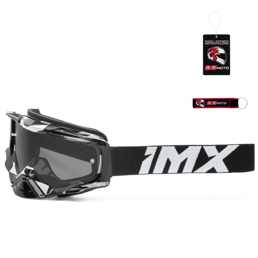 Gogle IMX DUST GRAPHIC WHITE GLOSS/BLACK GRATISY