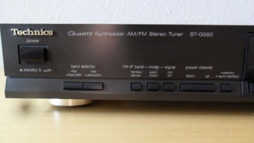 ST-G560 Technics Quartz Synthesizer FM AM a