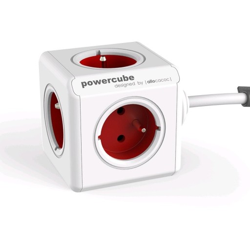 Allocacoc Listwa zasilająca PowerCube Extended 3m