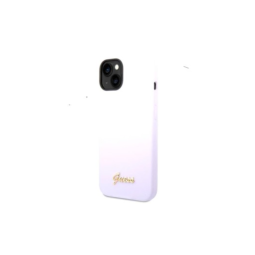 GUESS NAKŁADKA DO IPHONE 14 6,1+QUOT; GUHCP14SSLSMU FIOLETOWA HARD CASE SIL