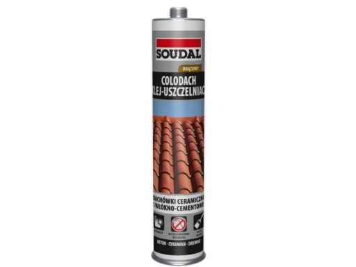 SOUDAL COLODACH KLEJ DO DACHÓWEK CERAMIKI BRĄZ