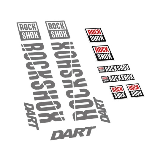 Compatible stickers for rock shox forks dart