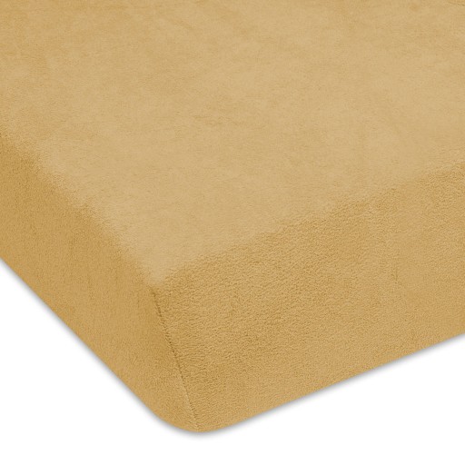 PRZEŚCIERADŁO BEŻOWE FROTTE GRUBE GŁADKIE 140x200