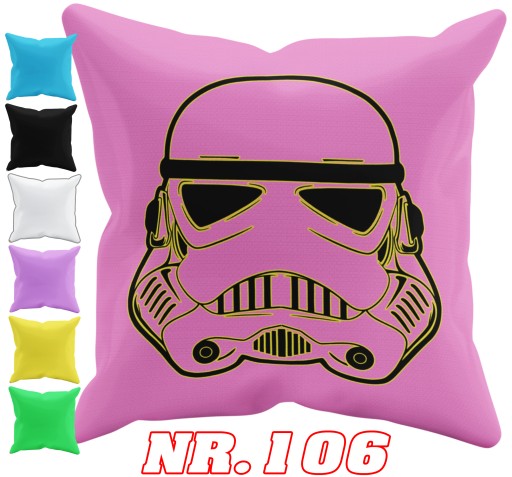 POSZEWKA NA PODUSZKĘ JAŚKA DO PRZEDSZKOLA DARTH VADER + IMIĘ GRATIS