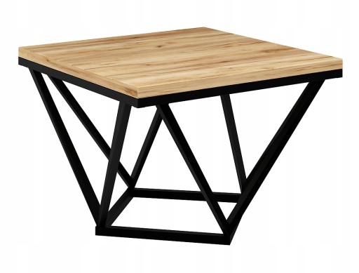 STOLIK KAWOWY DIAMENT LOFT INDUSTRIALNY DREWNO