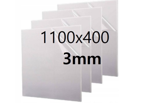PLEKSI PLEXI PLEKSA PLEXA płyta na wymiar mleczna opal 110cm x 40cm x 3mm