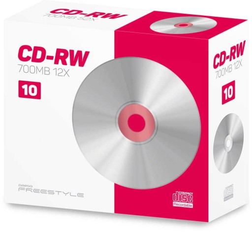 Płyta CD Omega CD-RW 700 MB 10 szt.