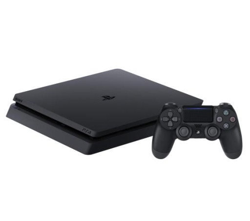 KONSOLA PLAYSTATION 4 PS4 SLIM + PAD 500GB + OKABLOWANIE - ZESTAW