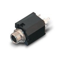Gniazdo jack 6.3mm 6,3mm mono na panel x5szt