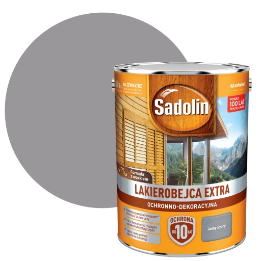 SADOLIN EXTRA 5L LAKIEROBEJCA JASNY SZARY