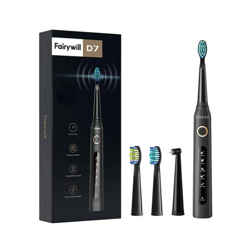 Szczoteczka soniczna FairyWill FW-507 - Czarna