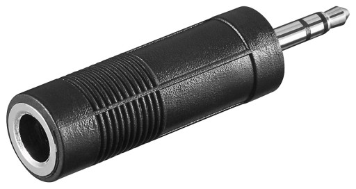 Przejście audio Jack 6,3mm - Jack 3,5mm Goobay