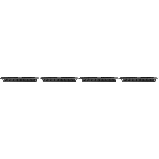 Metalowy korektor do przewodu serwerowego Offline Rack 4 szt