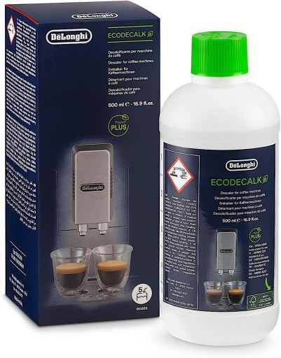 ORYGINAŁ ODKAMIENIACZ DO EKSPRESÓW DeLonghi EcoDecalk - 500ml - MOCNY