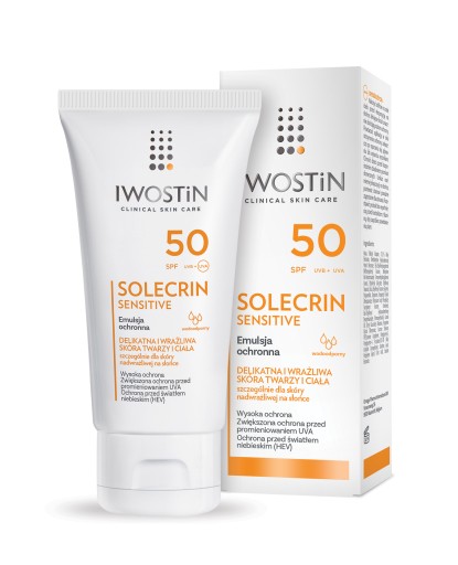 IWOSTIN SOLECRIN Sensitive Emulsja Ochronna SPF
