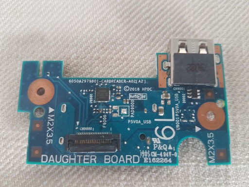 Moduł USB Card Reader HP 17-by 6050A2979801