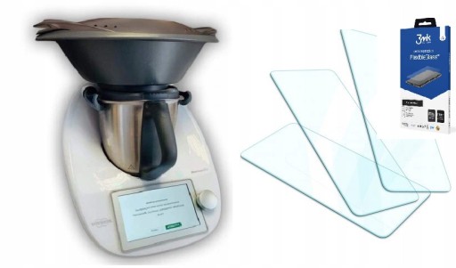 Szkło hartowane PREMIUM na ekran ochronne Thermomix TM6 termomix PRO+GRATIS