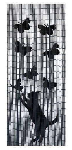 ZASŁONA BAMBUSOWA DO DRZWI KOT zasłonka 90x200cm