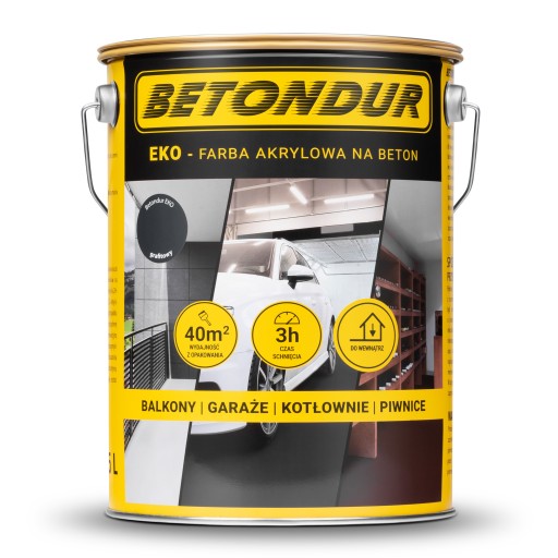 Farba do posadzki EKO Farba grafitowa 5L beton