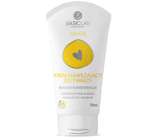 BASICLAB KREM NAWILŻAJĄCY BOGATA KONSYSTENCJA 75ML