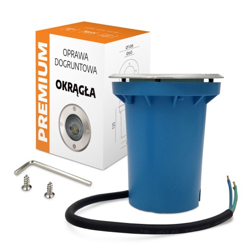 Lampa Najazdowa Okrągła Oprawa Dogruntowa IP65