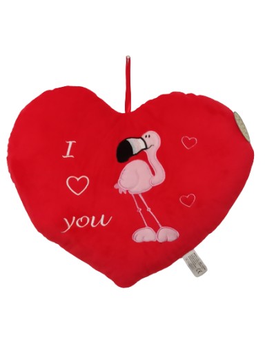 PODUSZKA SERCE I LOVE YOU PLUSZOWA NA WALNETYNKI