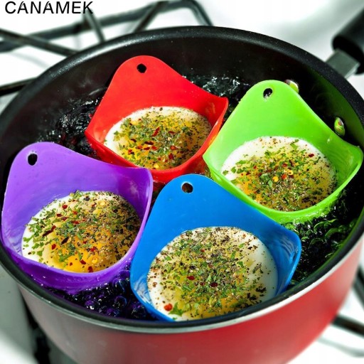 Egg Poacher Poach Strąki Foremka do jajek Kształt