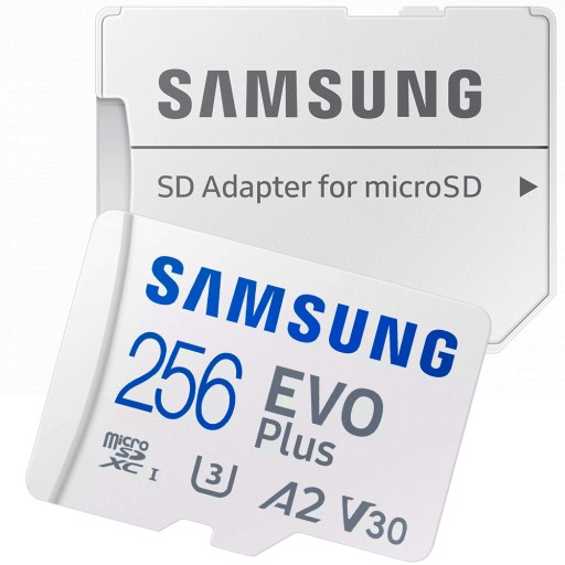 Karta pamięci Samsung microSDXC EVO Plus 2021 256 GB A2 V30 U3 UHS-I (130 M