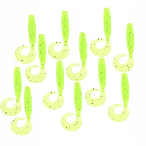 12 szt. Zestaw przynęt wędkarskich Soft Worm