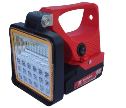 LAMPA ROBOCZA DO METABO 18V LATARKA ZABEZPIECZENIE