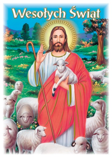 POCZTÓWKA KARTKA WIELKANOC ŚWIĘTA RELIGIJNA 1 SZT.