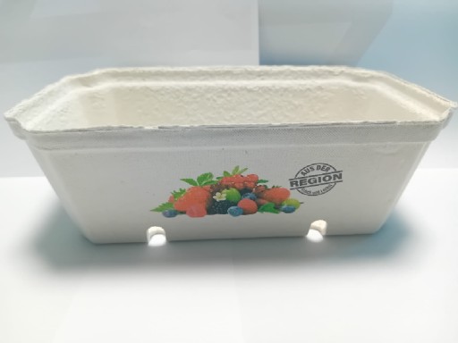 Pojemniki na maliny borówki owoce 500g polskie Omnipak z nadrukiem 200 szt.