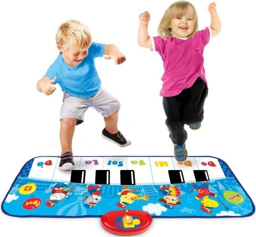 MATA MUZYCZNA INTERAKTYWNA PIANINKO NAGRYWA SMILY