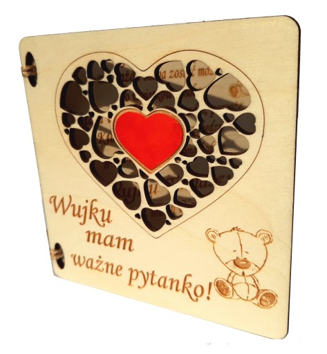 PROŚBA WUJKU CZY ZOSTANIESZ MOIM CHRZESTNYM