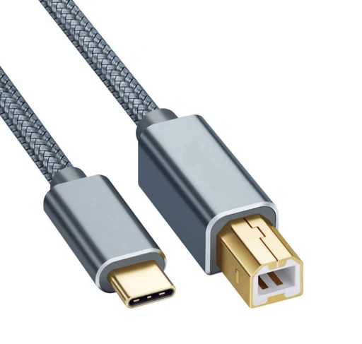 Kabel do drukarki USB typ C - USB B 2m 2 metry!